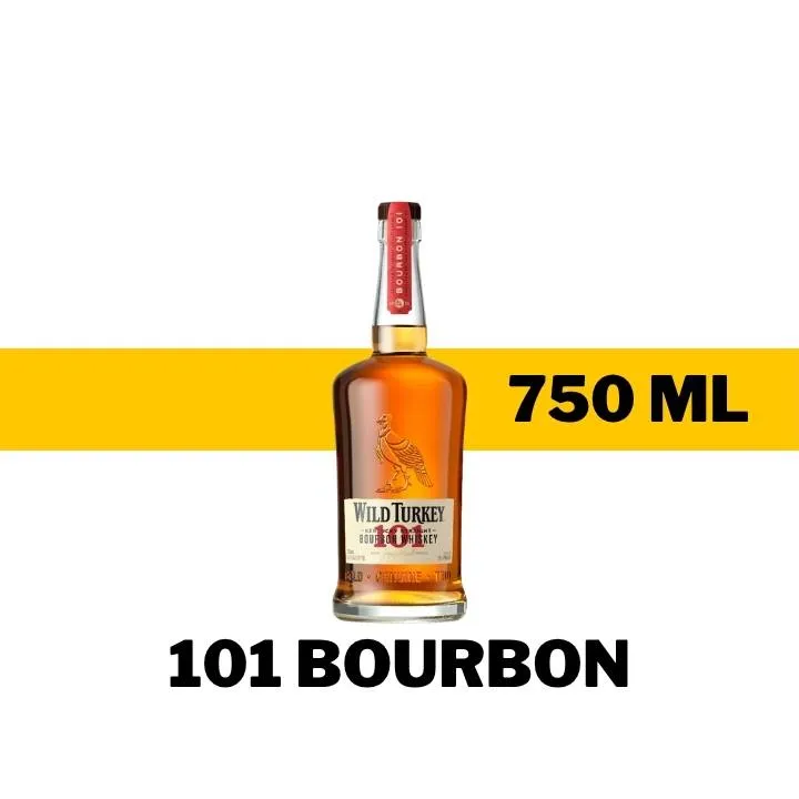 WHISKY WILD TURKEY 101 BOURBON 750 ML