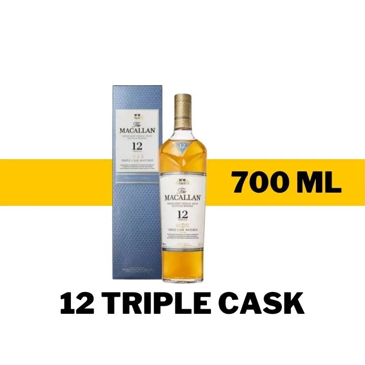 WHISKY MACALLAN 12 TRIPLE CASK 700 ML