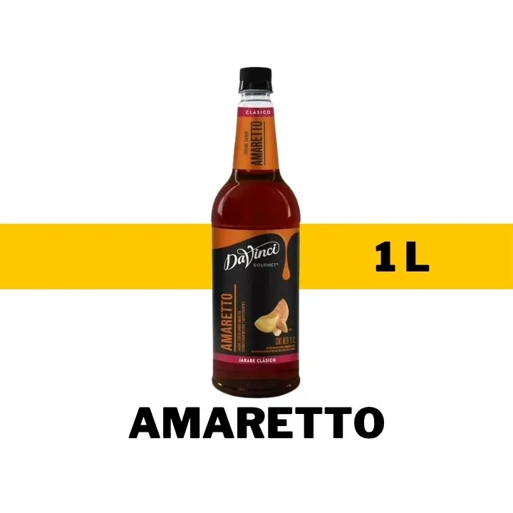 JARABE DAVINCI GOURMET AMARETTO 1 L 