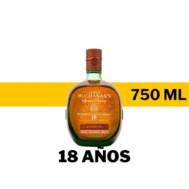 WHISKY BUCHANANS 18 AÑOS 750 ML