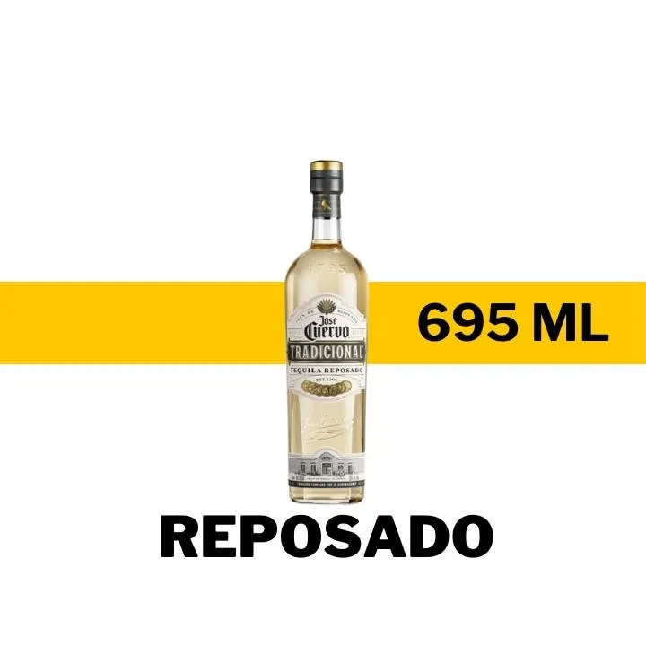 TEQUILA JOSE CUERVO TRADICIONAL REPOSADO 695 ML