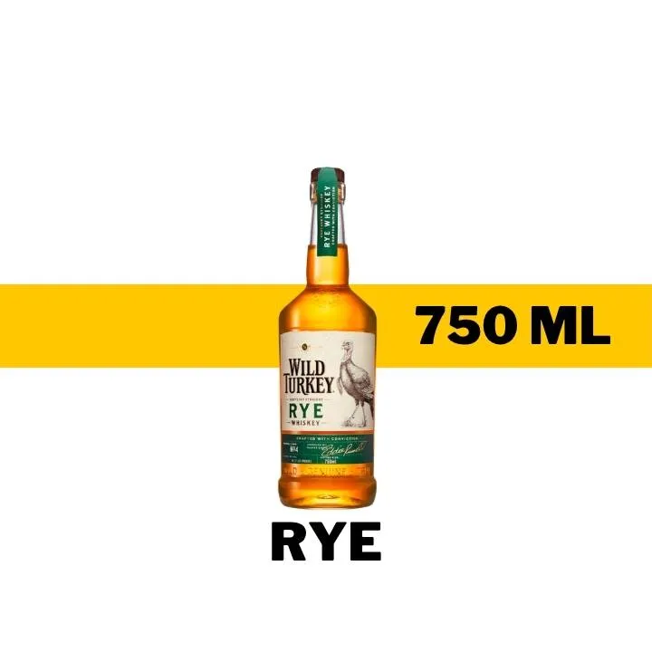 WHISKY WILD TURKEY RYE 750 ML