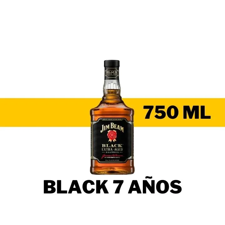 WHISKY JIM BEAM BLACK 7 AÑOS 750 ML