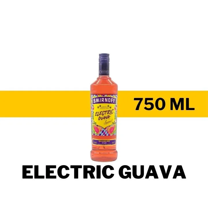 VODKA SMIRNOFF ELECTRIC GUAVA 750 ML