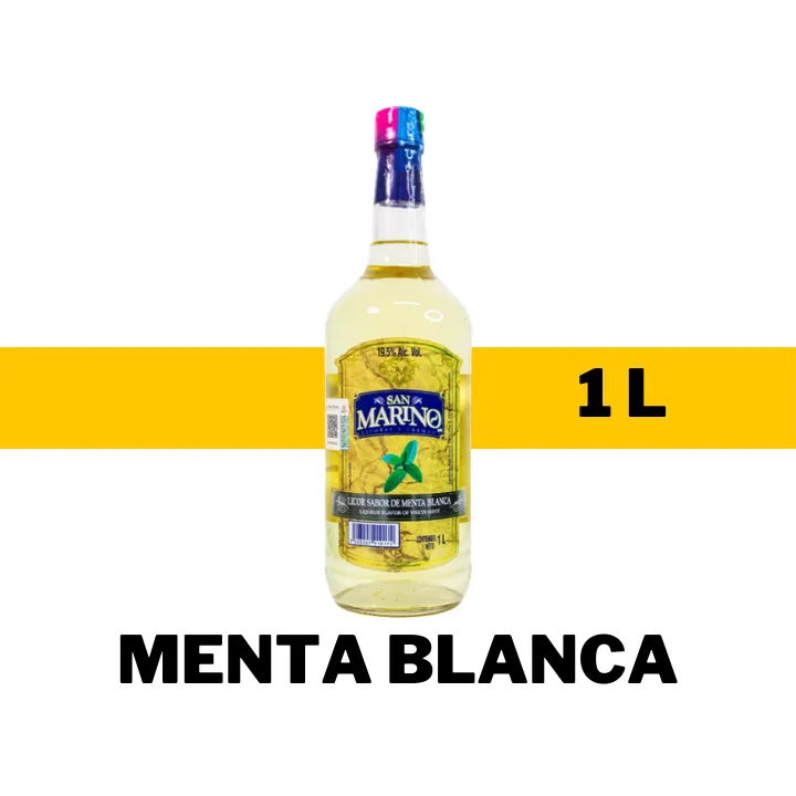 LICOR SAN MARINO MENTA BLANCA 1 L