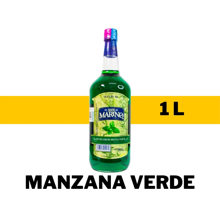 LICOR SAN MARINO MANZANA VERDE 1 L