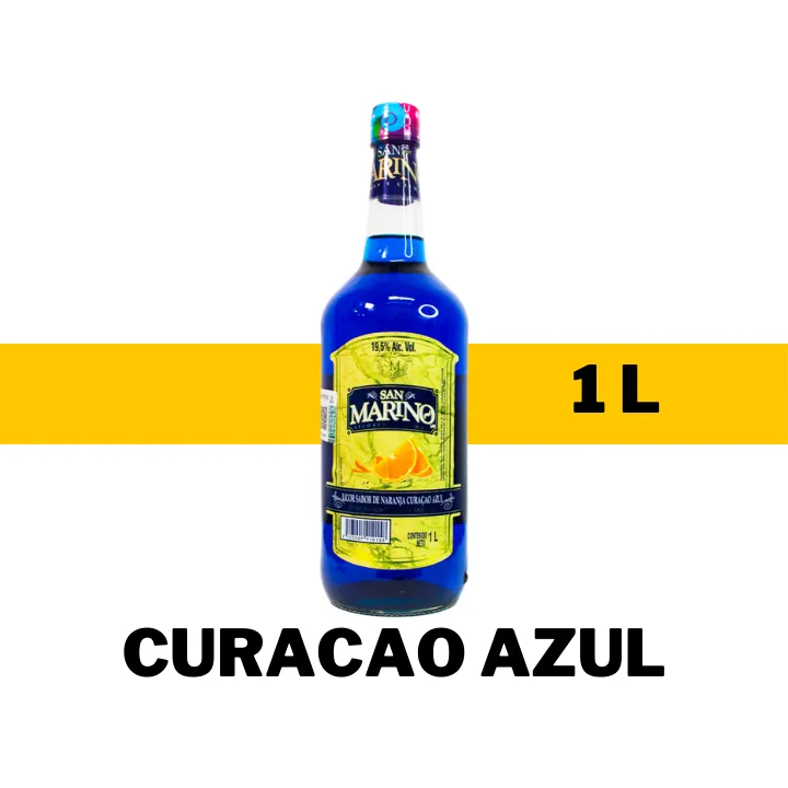 LICOR SAN MARINO CURACAO AZUL 1 L