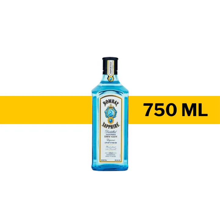 GINEBRA BOMBAY SAPPHIRE 750 ML