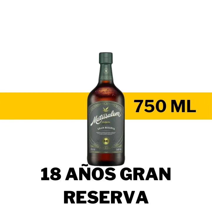 RON MATUSALEM 18 AÑOS GRAN RESERVA 750 ML