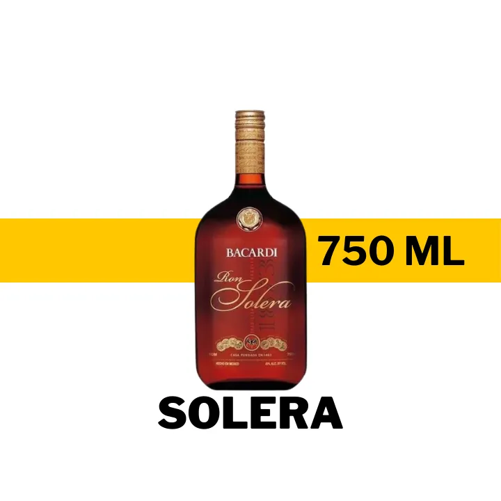 RON BACARDI SOLERA 750 ML