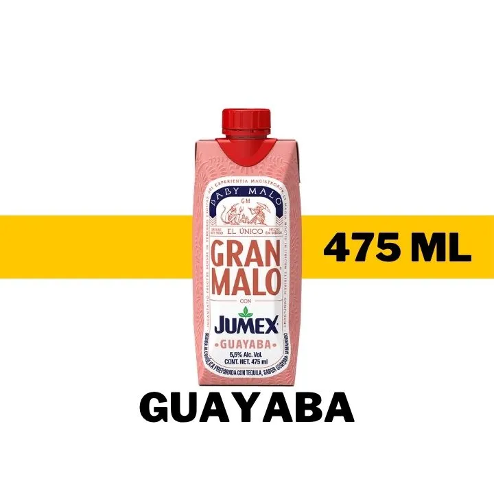 COOLER GRAN MALO JUMEX GUAYABA 475 ML