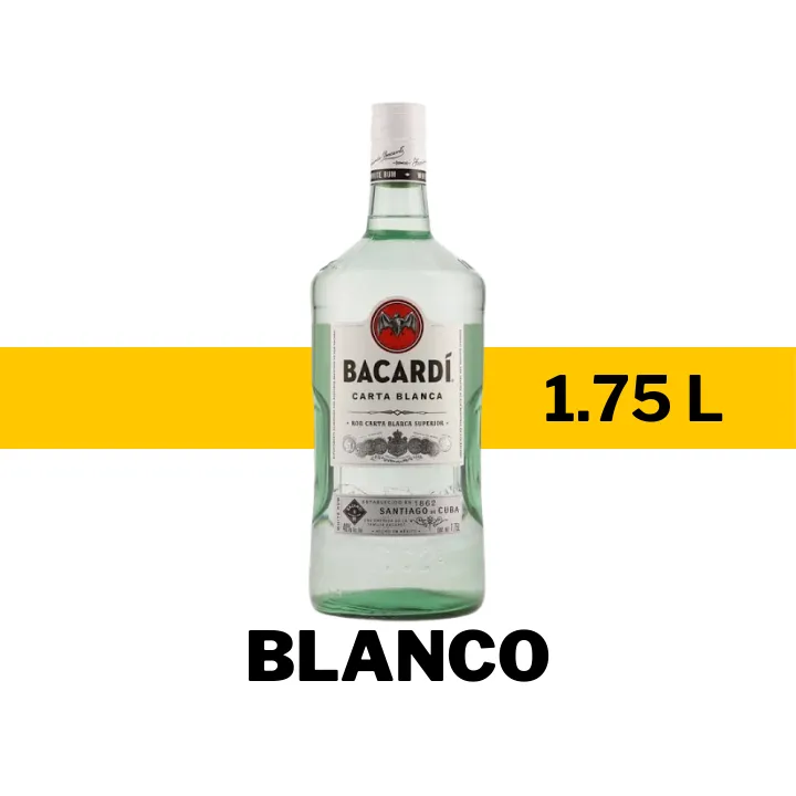 RON BACARDI BLANCO 1.75 L