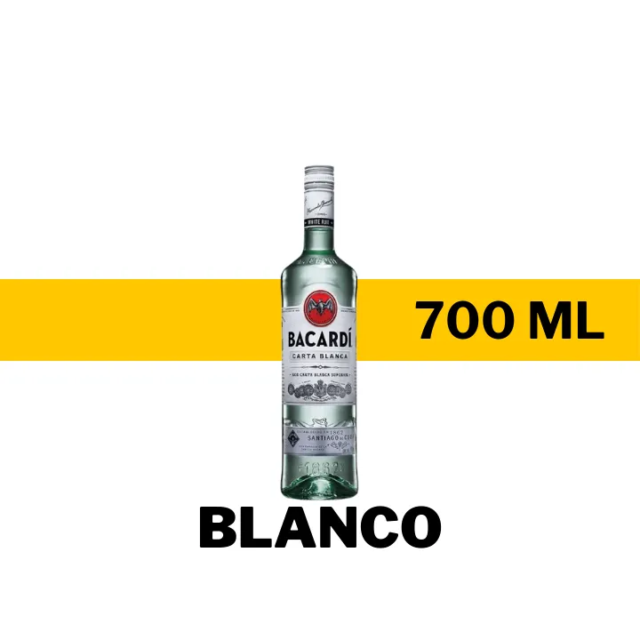 RON BACARDI BLANCO 700 ML