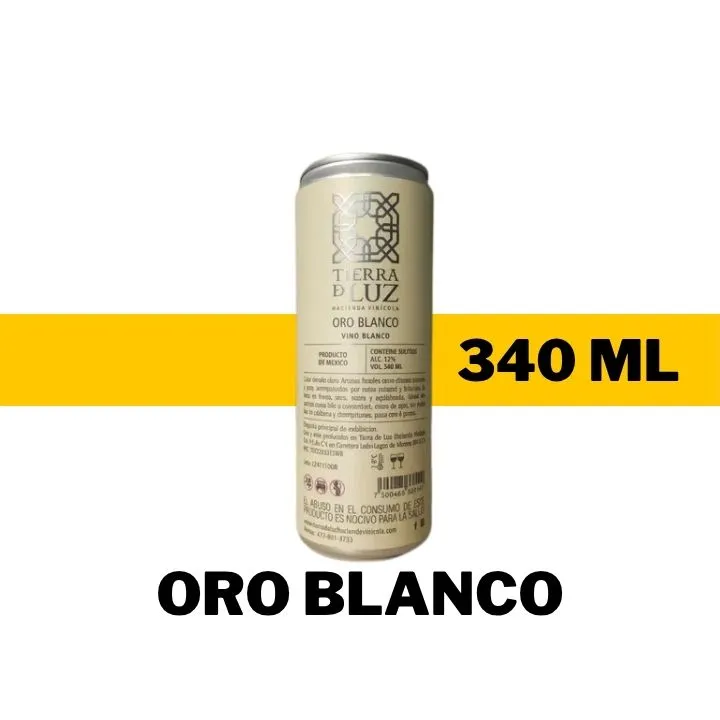 V.T.M. TIERRA DE LUZ ORO BLANCO 340 ML - LATA