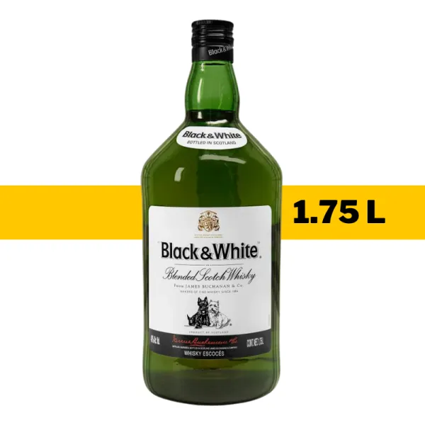 WHISKY BLACK & WHITE 1.75L