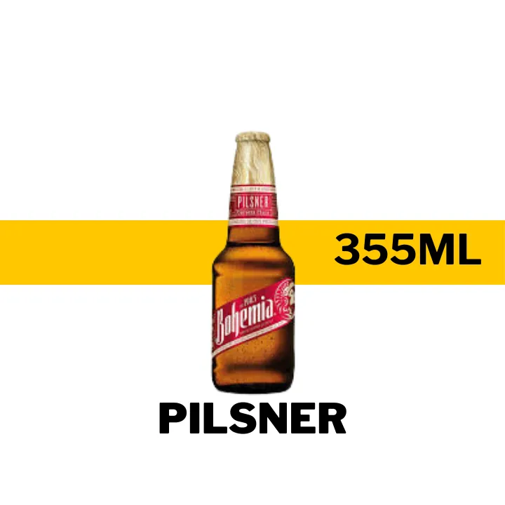 CERVEZA BOHEMIA CLÁSICA PILSNER 355 ML - BOTELLA