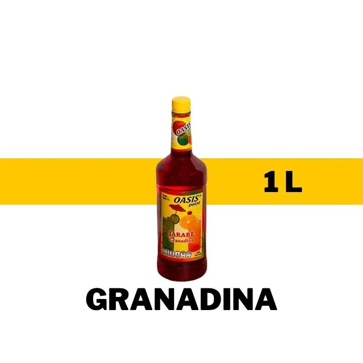 JARABE OASIS POINT GRANADINA  1 L