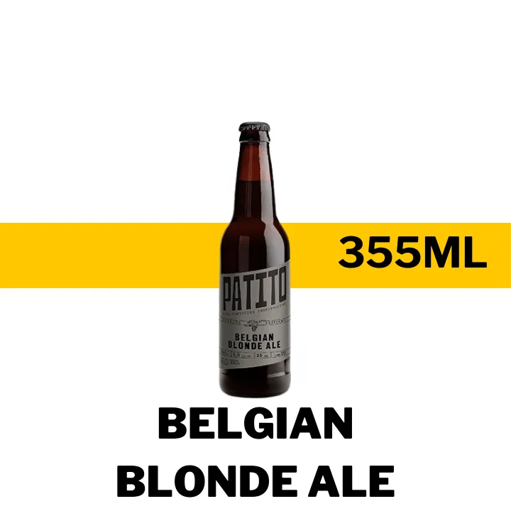 CERVEZA ART PATITO BELGIAN BLONDE ALE 355 ML