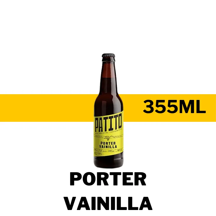 CERVEZA ART PATITO PORTER VAINILLA 355 ML