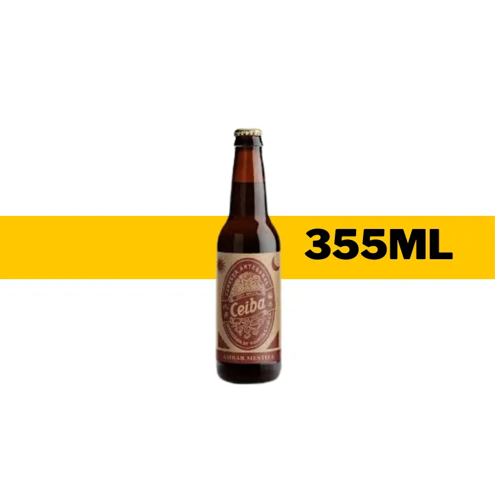 CERVEZA ART CEIBA AMBAR MESTIZA 355 ML
