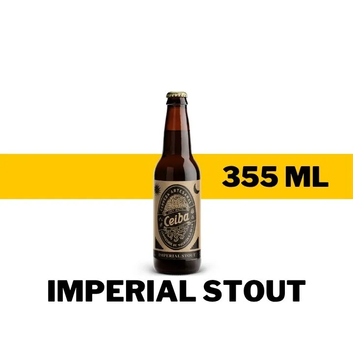 CERVEZA ART CEIBA IMPERIAL STOUT 355 ML