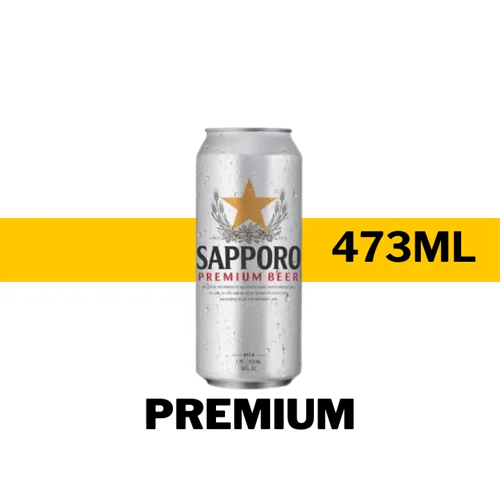 CERVEZA IMP SAPPORO PREMIUM 473 ML - LATA