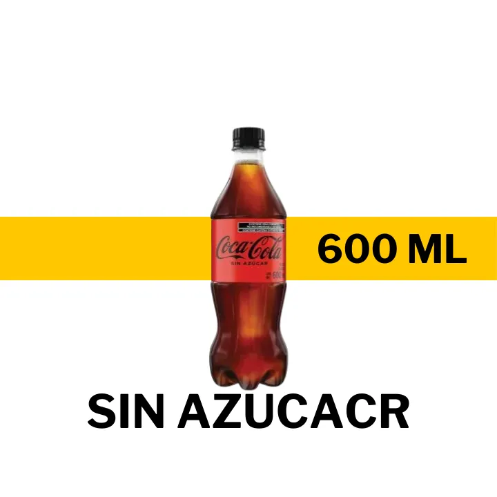 REF COCA COLA SIN AZUCAR 600 ML