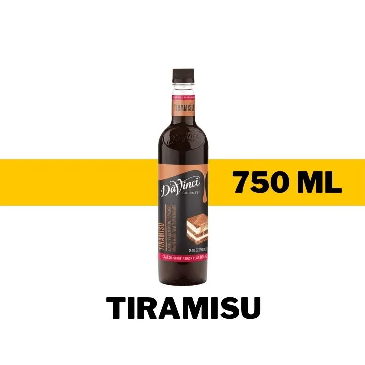 JARABE DAVINCI GOURMET TIRAMISU 750 ML