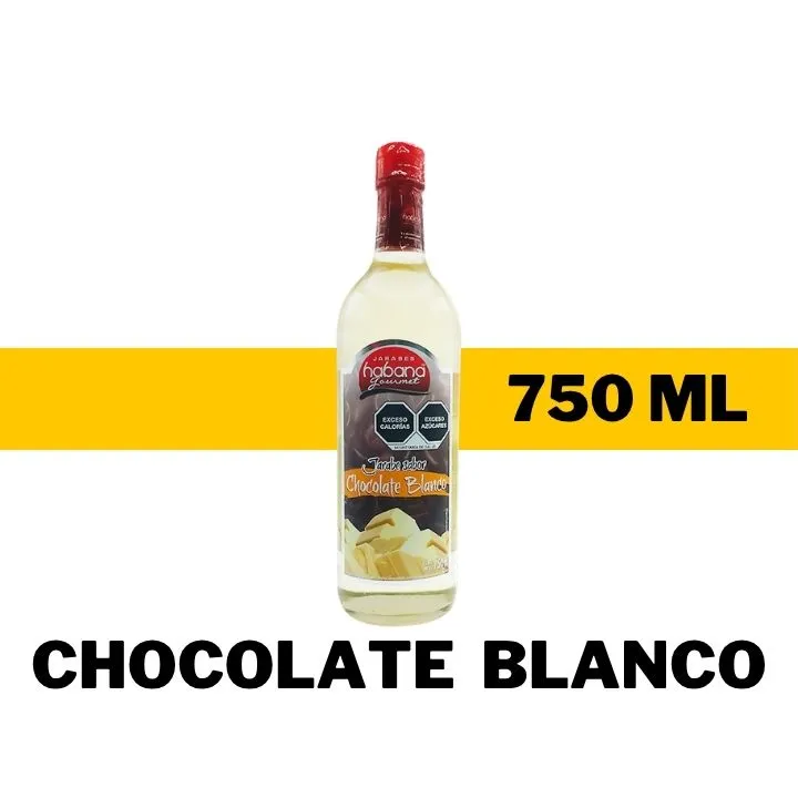 JARABE HABANA CHOCOLATE BLANCO 750 ML