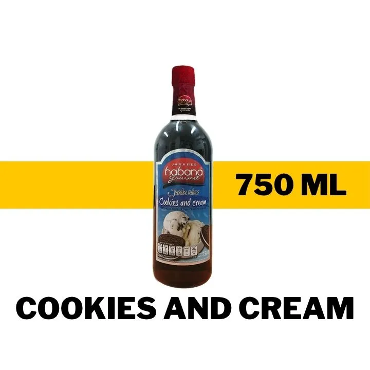 JARABE HABANA COOKIES AND CREAM 750 ML
