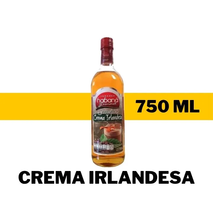 JARABE HABANA CREMA IRLANDESA 750 ML