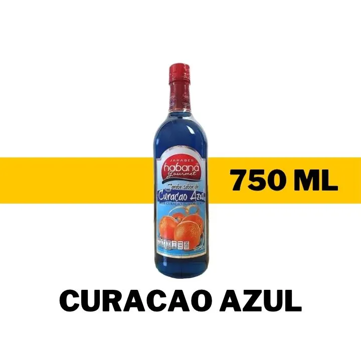 JARABE HABANA CURACAO AZUL 750 ML
