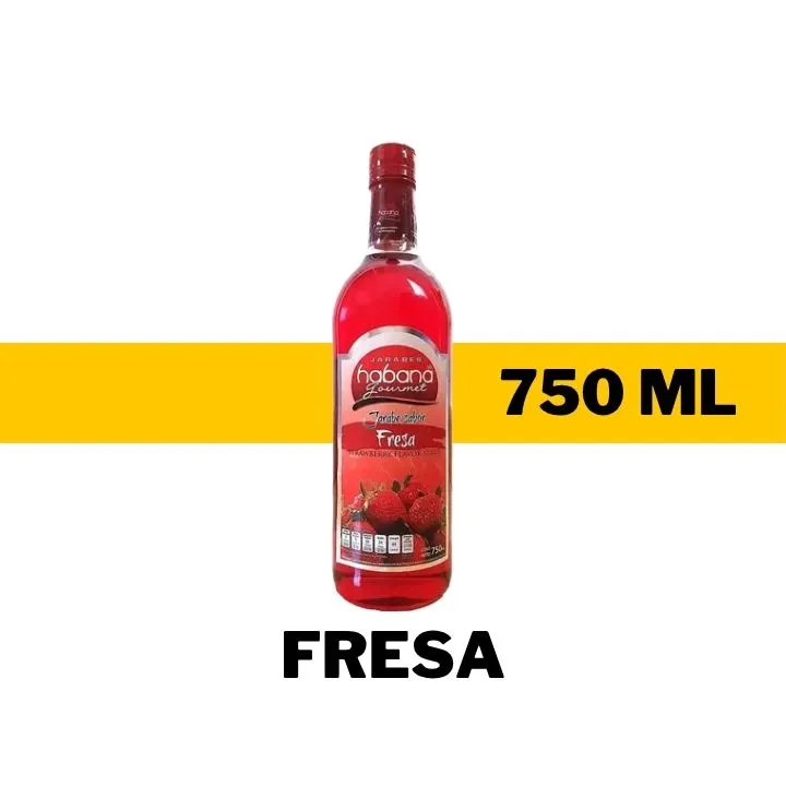 JARABE HABANA FRESA 750 ML