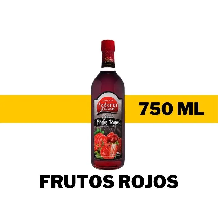 JARABE HABANA FRUTOS ROJOS 750 ML