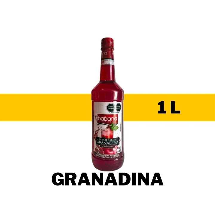 JARABE HABANA GRANADINA 1 L