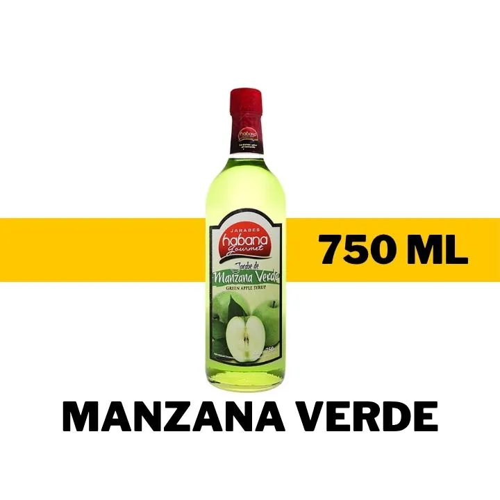 JARABE HABANA MANZANA VERDE 750 ML