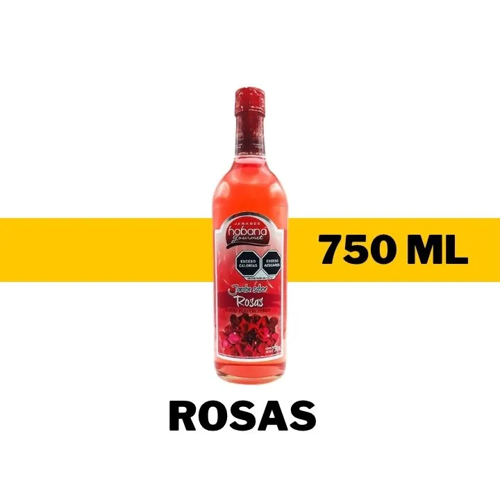 JARABE HABANA ROSAS 750 ML