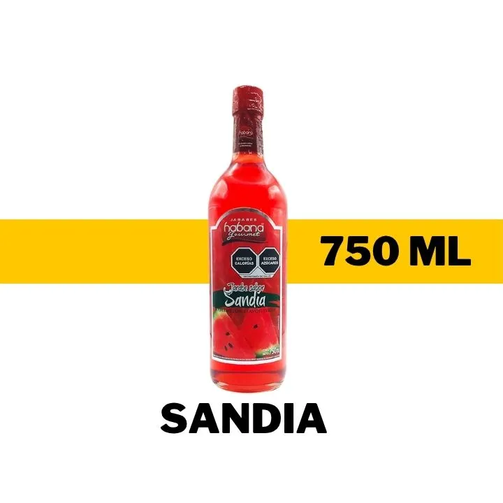 JARABE HABANA SANDIA 750 ML
