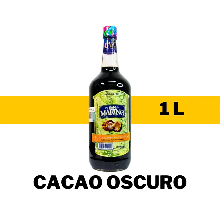 LICOR SAN MARINO CACAO OSCURO 1 L