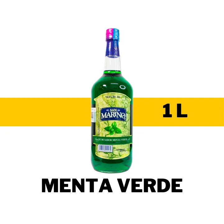 LICOR SAN MARINO MENTA VERDE 1 L