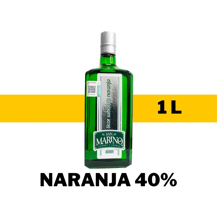 LICOR SAN MARINO NARANJA 40% 1 L