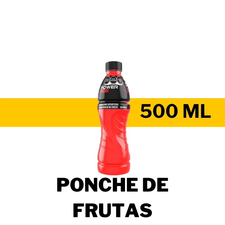 BEB POWERADE PONCHE DE FRUTAS 500 ML