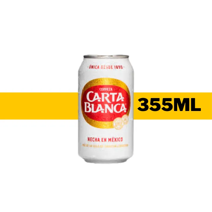 CERVEZA CARTA BLANCA LATA 355 ML