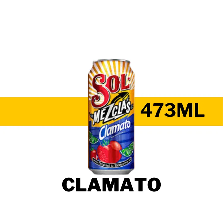 CERVEZA SOL MEZCLAS CLAMATO 473 ML
