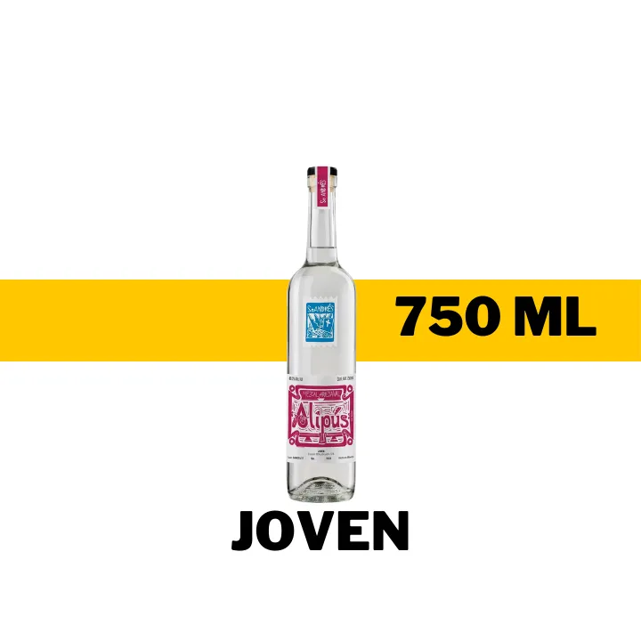 MEZCAL ALIPUS SAN ANDRES ESPADIN BICUISHE JOVEN 750 ML