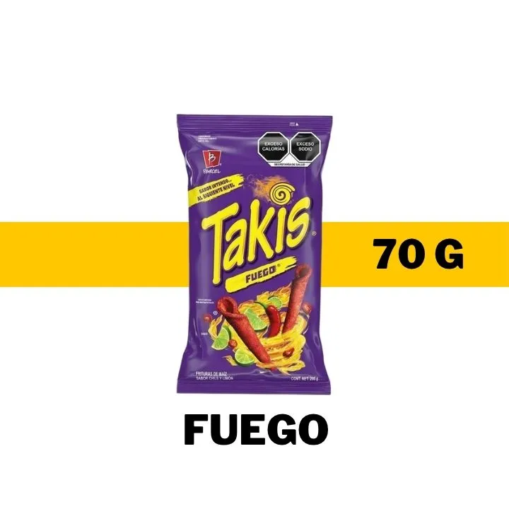 BOT BARCEL TAKIS FUEGO 70 G