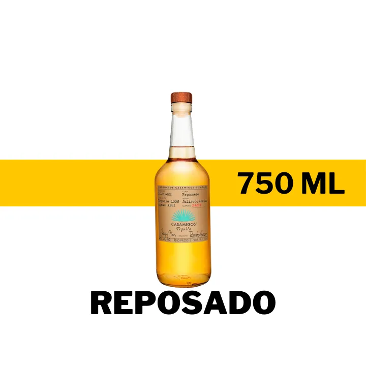 TEQUILA CASAMIGOS REPOSADO 750 ML