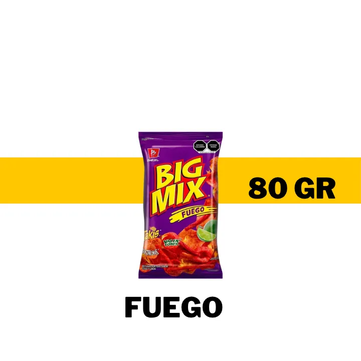 BOT BARCEL BIG MIX FUEGO 80 G