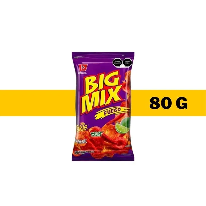 BOT BARCEL BIG MIX FUEGO 80 G