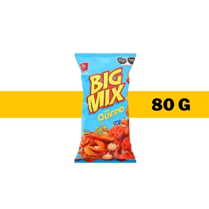 BOT BARCEL BIG MIX QUESO 80 G